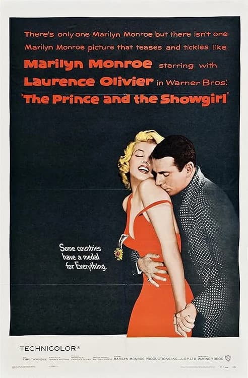 The Prince and the Showgirl film posteri