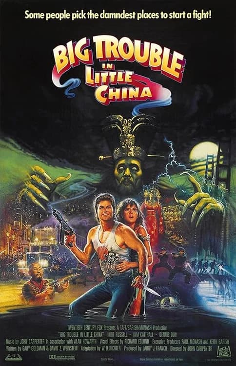 Big Trouble in Little China film posteri